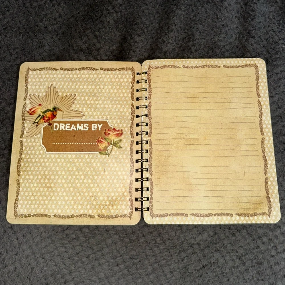 Inspirational Spiral Notebook Journal with Artistic Cover